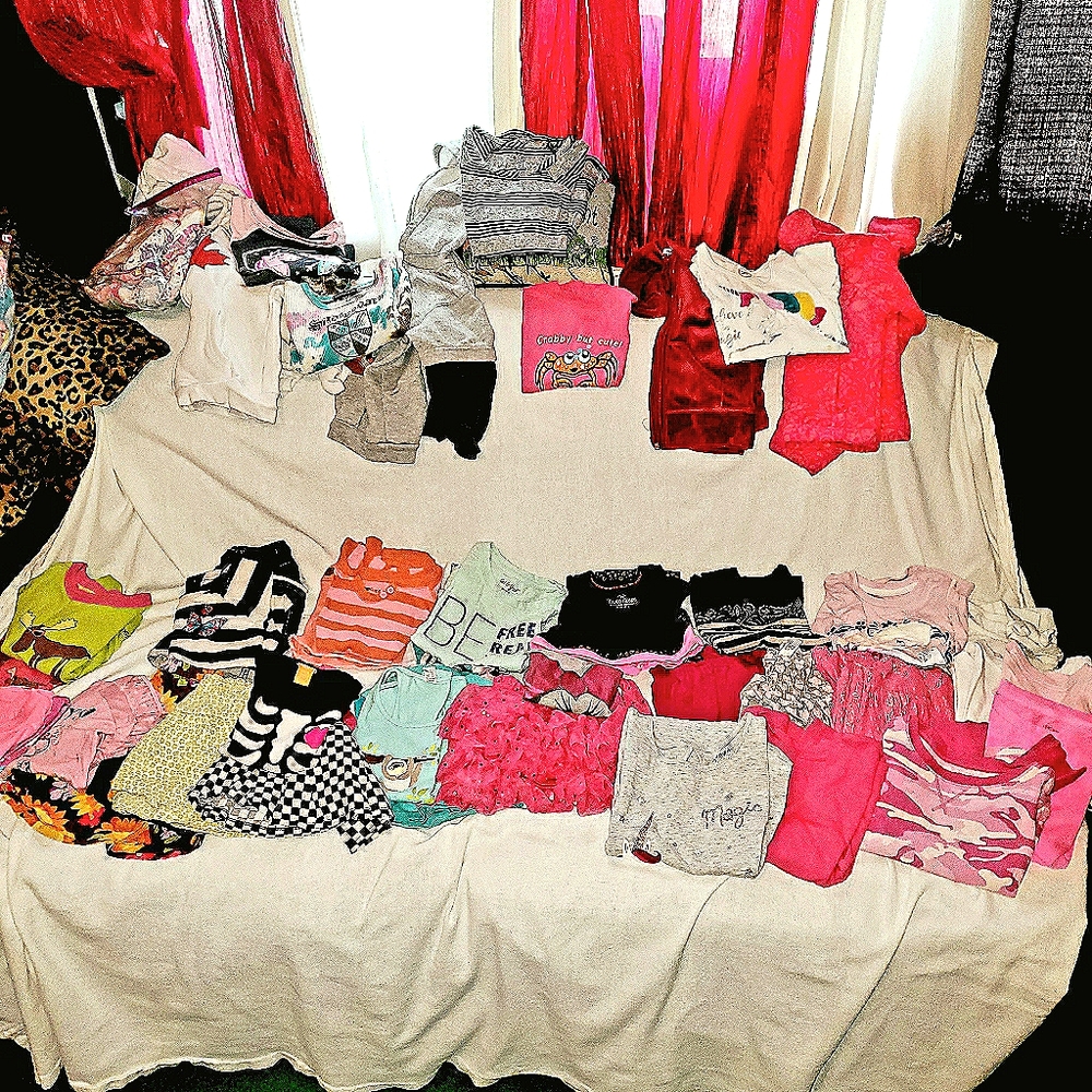HUGE🛑girls lot over 85piece 4T 5T EUC